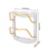 thumbnail image 2 of Kitchen Wall Mounted Shelf Organizer | Plastic Storage Rack for Pots Lids Spices Utensils | Space-Saving Multi-Purpose Design | Secure Slot Holder | 1 Pack | Durable Exquisite Décor, 2 of 5