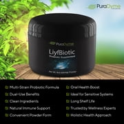 PuraDyme LiyfBiotic Probiotic Powder, Digestive Supplement for Adults (8oz)