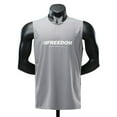 thumbnail image 1 of Camiseta sin mangas para hombre, camiseta de natación, secado rápido, atlética, para correr, gimnasio, musculosa, playa, camiseta sin mangas - Gris, 1 of 7
