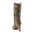 thumbnail image 2 of Vince Camuto  Senimda Multi Snake Print Leather Pointed Toe Snake Mid Calf Boots (Multi Snake, 5), 2 of 5