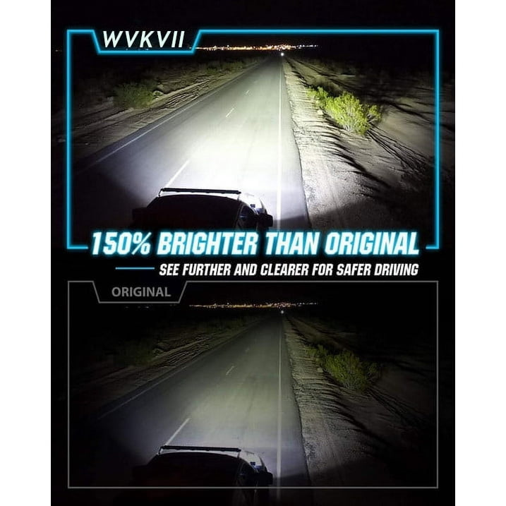 WVKVII D2R HID Headlight Bulbs for Nissan Rogue 2008-2013 Low Beam 8400LM 6000K Pack of 2