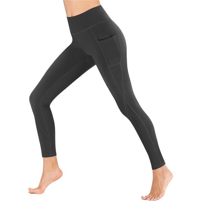 DPTALR Women's Solid High Waisted Pants Ladies Bottom Lift Yoga Pants