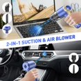 thumbnail image 4 of Aspiradora de mano inalámbrica para coche AHNR con motor sin escobillas, 20000 PA de alta potencia y plumero, 3 en 1 con teclado, miniaspiradora de mano para coche y hogar., 4 of 5