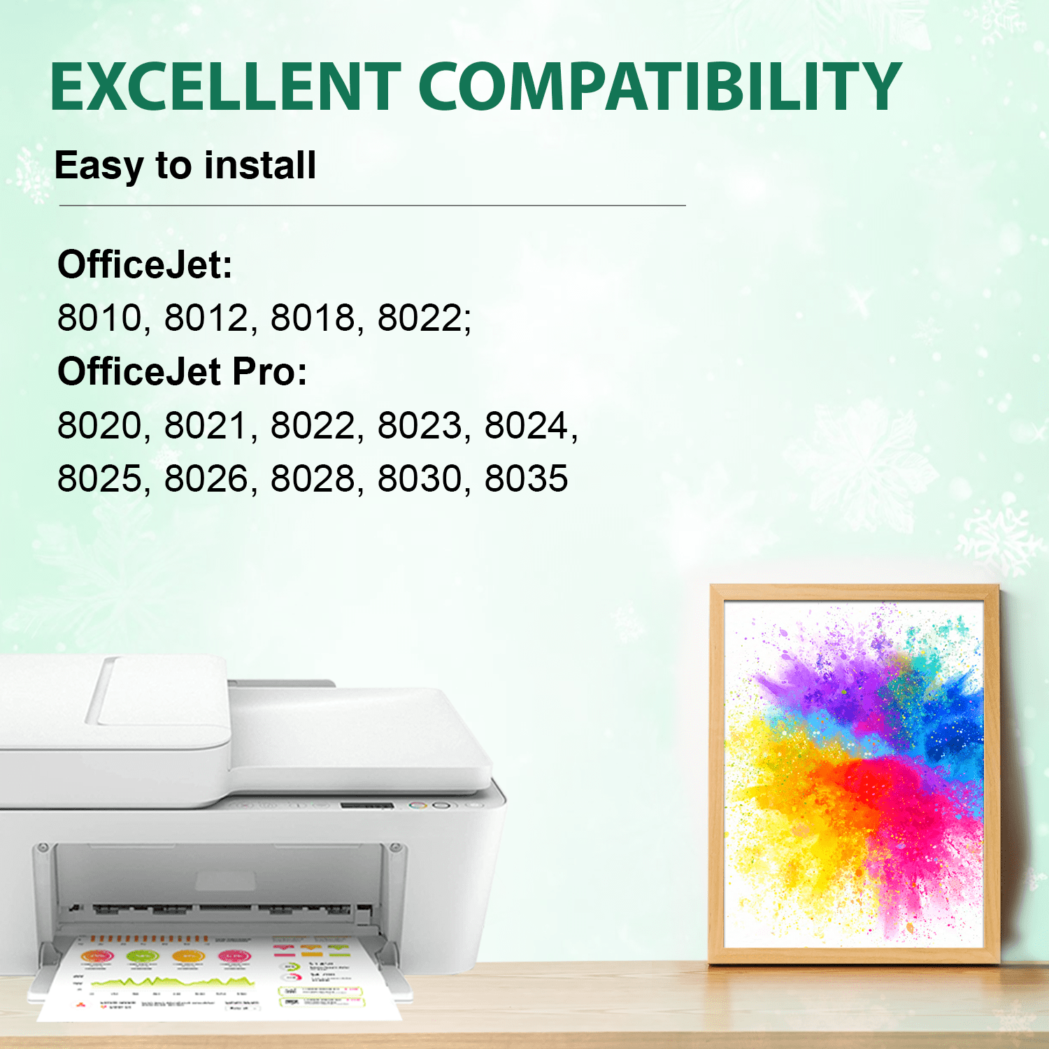 910 Ink Cartridges Compatible for HP 910XL Combo Pack for OfficeJet 8035e 8035 8025e 8025 8015e 8034e Printer (4-Pack)