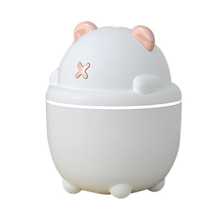 

Humidifier Humidifiers 200ML Home Office Car Water Atomizer USB Mini Humidifier Night Lihgt White