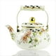 thumbnail image 1 of Tetera de Porcelana con Esmalte Floral, Ideal para Calentar Agua y Decorar la Cocina., 1 of 5