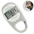 thumbnail image 1 of 3D Digital Simple Walking Distance Clip on Pedometer Step Counter with Clip,Memory Walking Distance Miles/km Exercise Fitness Activity Calorie for Men Women Kids, 1 of 4