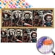 thumbnail image 1 of 5D DIY Taladro Parcial AB Diamante Pintura Terror Noche Arte 95x45cm, 1 of 9