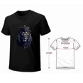 thumbnail image 3 of Afircan Lion T-shirt Blue Noble Lion shirt Crowned Lion T-shirt Gifted T-shirt Unisex tees T-shirt Art Casual tees, 3 of 5