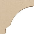 thumbnail image 3 of 2"W x 10"D x 10"H Thin Moab Rough Cedar Woodgrain TimberThane Corbel, Primed Tan, 3 of 6