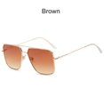 thumbnail image 1 of Gafas de sol clásicas de gran tamaño para hombre y mujer, lentes de sol cuadradas de Metal con espejo antirreflectante, polígono, a la moda, Uv400 Fivean unisex, 1 of 2