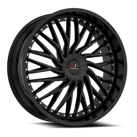 Cavallo CLV-43 26x9.5 Blank 5x/6x +18 Cb 78.1 Gloss Black