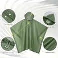 thumbnail image 6 of Ceisia Men Portable Hooded Rain Poncho Lightweight Waterproof Reusable Loose Rain Cape Non Disposable Raincoat For Hiking Camping Travel Outdoor Activity Gift, 6 of 8
