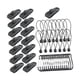 thumbnail image 3 of 45 clips para lona, soportes de sujetadores para tienda, clips para lona reutilizables para cubiertas de camiones y automóviles con dosel al aire libr, 3 of 9