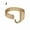Rose Gold J, variant on Fashion Gold Plated Bold Initial Letters Alphabet Open Ring Women Adjustable-Gold D