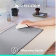 thumbnail image 3 of Logitech Desk Mat - Studio Series, Multifunctional Large Desk Pad, Extended Mouse Mat, Mid Gray, 3 of 8