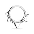 thumbnail image 1 of Nose Septum and Ear Cartilage Hoop Triangles design 16 Gauge, 1 of 3