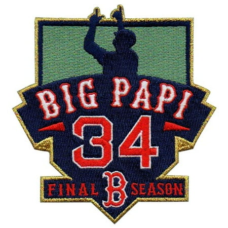 David Ortiz Boston Red Sox Big Papi Final Season Player Patch