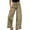 Coffee-1, variant on Womens High Waisted Wide Leg Jeans Ruffle Hem Pants Dot, Baggy, Barrel Denim with Pockets, Stretchy, Y2K Vintage, Streetwear, for Summer Fall Daily