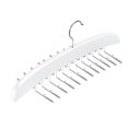 thumbnail image 1 of Perchero para corbatas con ganchos de metal, organizador de corbatas para hombres que ahorra espacio, percha de madera de gran capacidad para corbatas y cinturones para armario, 1 of 5