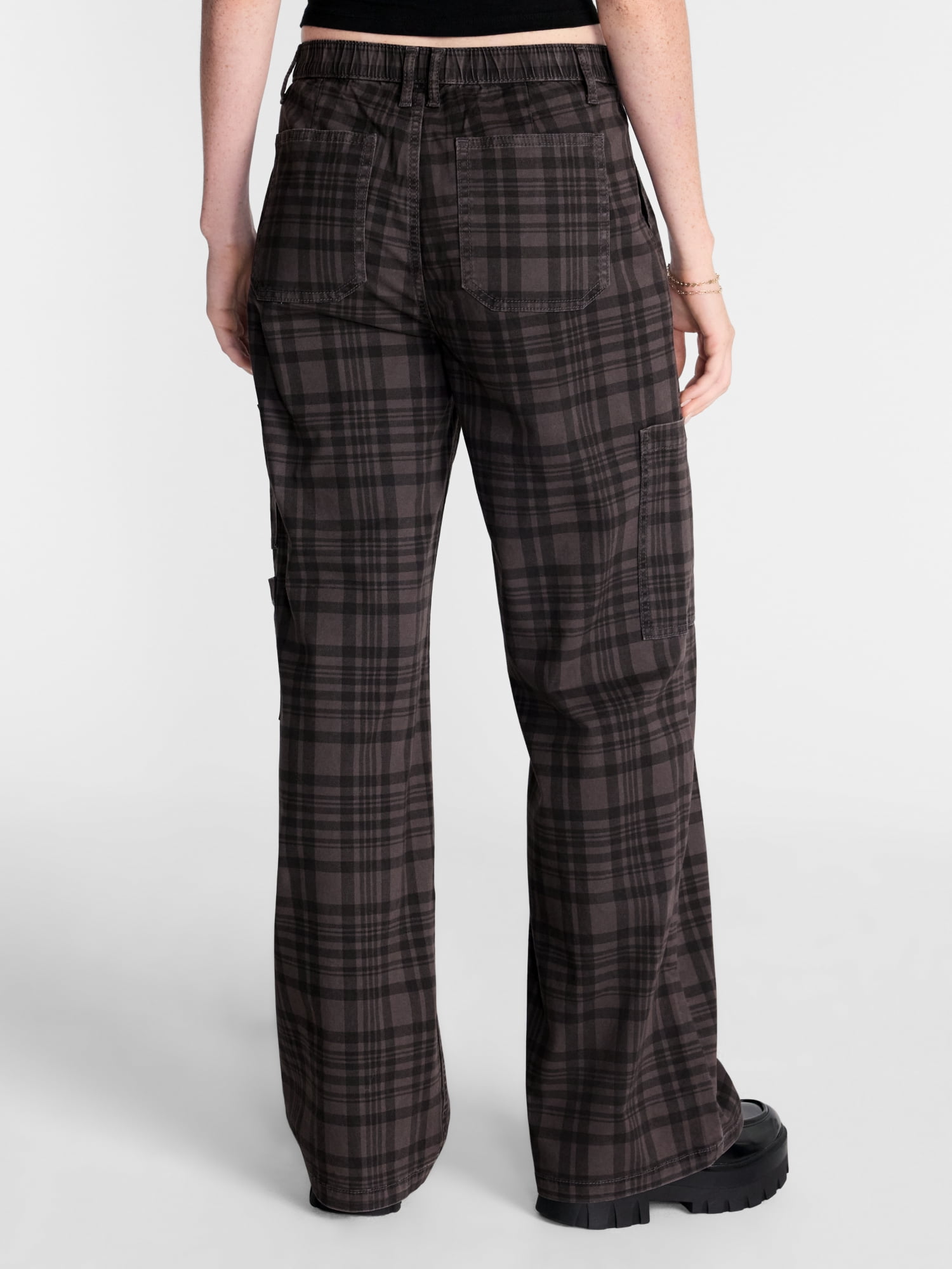 No Boundaries Wide Leg Cargo Pants, 29.5'' Inseam, Women's and Women's Plus XXS-4X