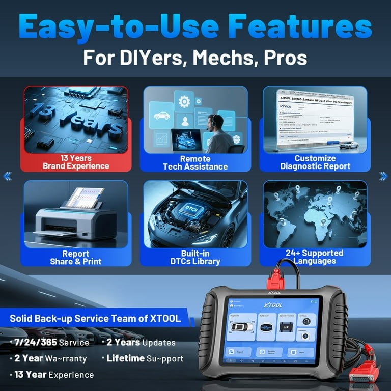 XTOOL X100 Pad 3 Auto Key Fob Programmer, Car Tester, Bi
