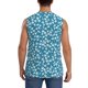 thumbnail image 4 of Fotbe Beautiful Floral Men's Camiseta sin Mangas Estampada para Hombres, Playera Casual para Gimnasio, Entrenamiento, Playa-Large, 4 of 7