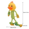thumbnail image 4 of Pet Plush Toy, Plush Cotton Rope Dog Toy, Pets For Dogs, Duck, 4 of 8