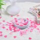 thumbnail image 5 of Confeti romántico con forma de corazón rosa para mesa de boda con decoración íntima, 5 of 8