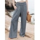thumbnail image 4 of Pantalones Palazzo de para Mujer Gris L, 4 of 7
