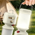 thumbnail image 5 of MMJ Portable Camping Lamp Bedside Night Light with Handle Rechargeable for Bedroom Outdoor Tent 8.7x3.1x2.9in, 5 of 6