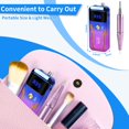thumbnail image 3 of Taladro de uñas MOCOWIND portátil de 35000 RPM, recargable, azul/morado, 3 of 7