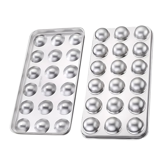 ACDANC Household Stainless Steel Ice Mold Balls Shaped Ice Cube Tray