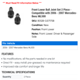 thumbnail image 2 of Front Lower Ball Joint Set 2 Piece - Compatible with 2006 - 2007 Mercedes-Benz ML500, 2 of 2