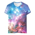 thumbnail image 4 of Lumosvexa Casual Short Shirt Sleeved Womens Graphic T-Shirt Top Fashionable Relaxed Crew Neck T Shirt Multicolor Size M, 4 of 4