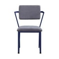 thumbnail image 2 of Bowery Hill Contemporary Metal Chair in Gray and Blue, 2 of 4