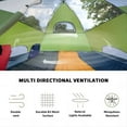 thumbnail image 5 of Kroyicegears 2/4 Person Tents for Camping - Waterproof Lightweight Outdoor Camping Tents 7.2 lb, 5 of 7