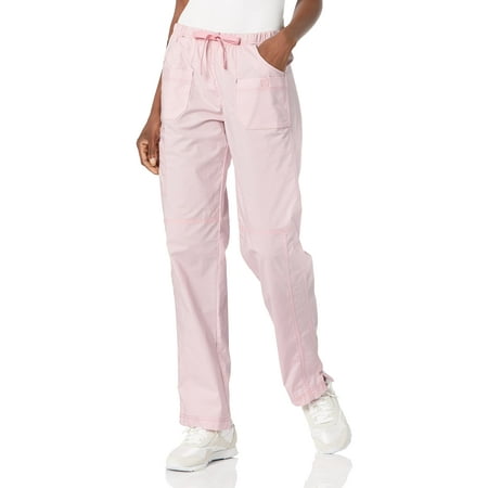 WonderWink Women's WonderFlex Faith Multi-Pocket Cargo Pant, Rose Blush