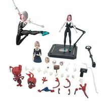 Skpitin Spider Mαn Into The Spider-Verse Spider Gwen Spider Ham SV Action Super Heroes 6 inches / 16 cm Joints Moveable Action Figure