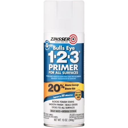 Zinsser® Bulls Eye 1-2-3® Primer Spray for All Surfaces 13 oz. Can ...