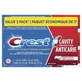 thumbnail image 1 of Crest Plus Cavity Protection Toothpaste, Regular Paste,Value Pack 3x125ml, 1 of 10