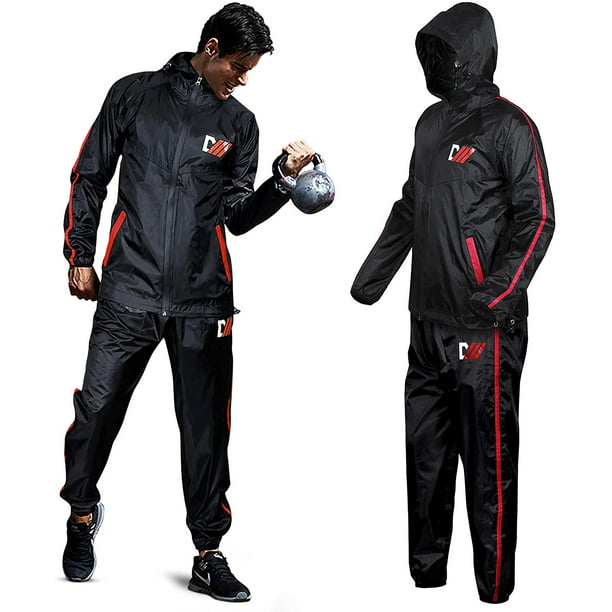 DMoose Fitness Sauna Suit for Men and Women, Sweat Suit for Weight Loss ...