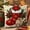 #1, variant on Red Christmas Snowman Pillow Cover 17.7x17.7in - Linen Imitation Embroidery Cushion Cover, Sofa Bedroom Holiday Decor with Hidden Zipper