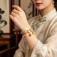 thumbnail image 3 of CEORPER Traditional Mahjong Pattern Soft Rope Wristband Comfortable Daily Accessory, 3 of 9
