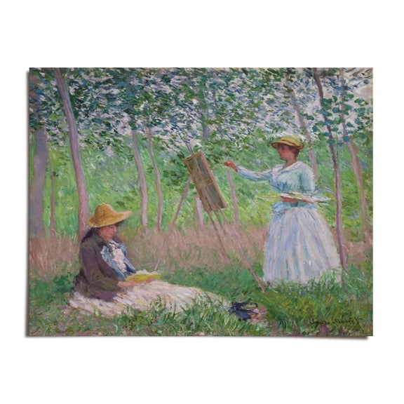 In the Woods at Giverny - Claude Monet - 8x10 - Wall Art Print - UNFRAMED