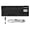 Black, variant on Multilayer Dampened Cord Keyboards With 6 Degree Adjustable Stand And AntiGhosting Technology