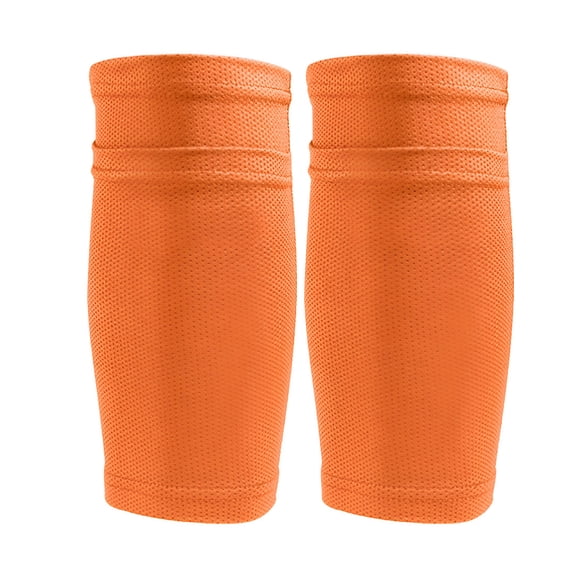 TELOLY 1 Pair Adult Kids Soccer Protective Leg Sleeves Calf Support Socks Shin Guard