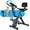 Black Blue, variant on pooboo 3in1 Foldable Exercise Bike Indoor Cycling Bike Magnetic Stationary Bike Fitness Gym Workout 300lb