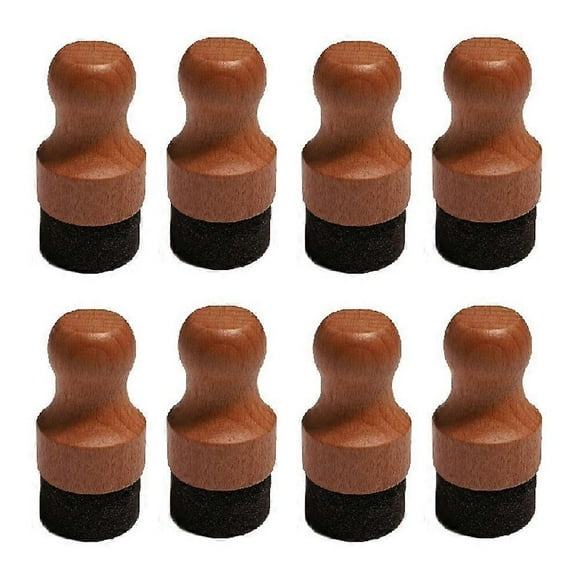 Cutting Board Oil and Wax Applicator, Round Wood Applicator for Wood Cutting Boards, Butcher Blocks, Cutlery,8PCS