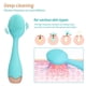 thumbnail image 4 of Limpiador Facial Cepillo De Limpieza Facial De Silicona Depurador Facial Amigable Con La Piel Masajeador Facial Eléctrico Lavadora Vibratoria Facial Para Limpieza Profunda Eliminación De Masajes Vogacara CE003106-02, 4 of 7